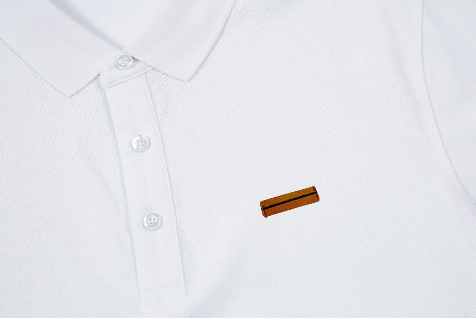 ZENGA Classic LOGO Polo ， Retro Same Style Versatile : White Black Size：M-3XL